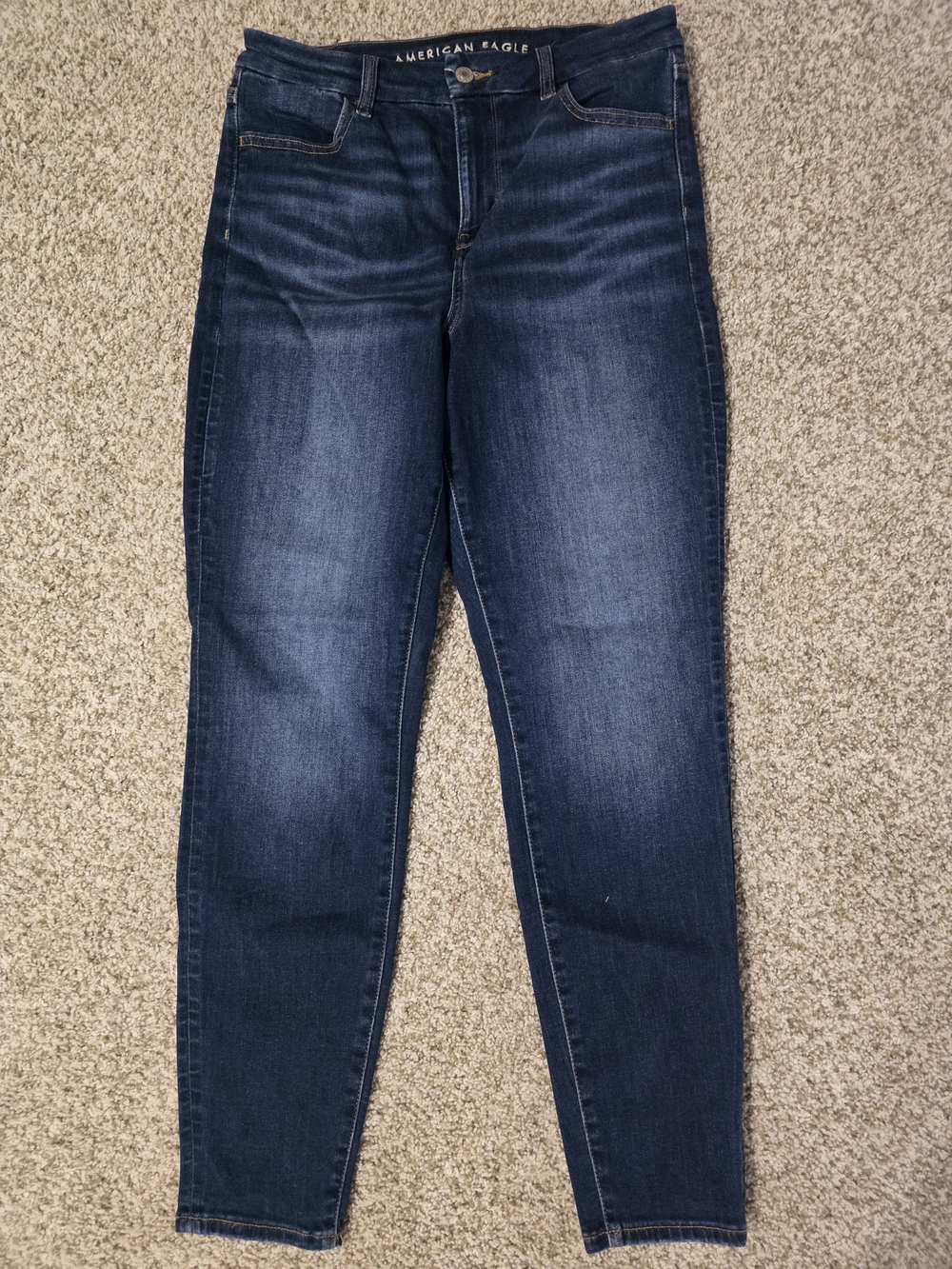 American Eagle Outfitters Dark Wash High-Rise Skinny Jeggings